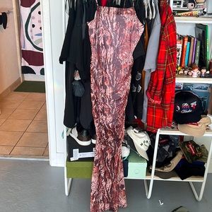 Printed long dress